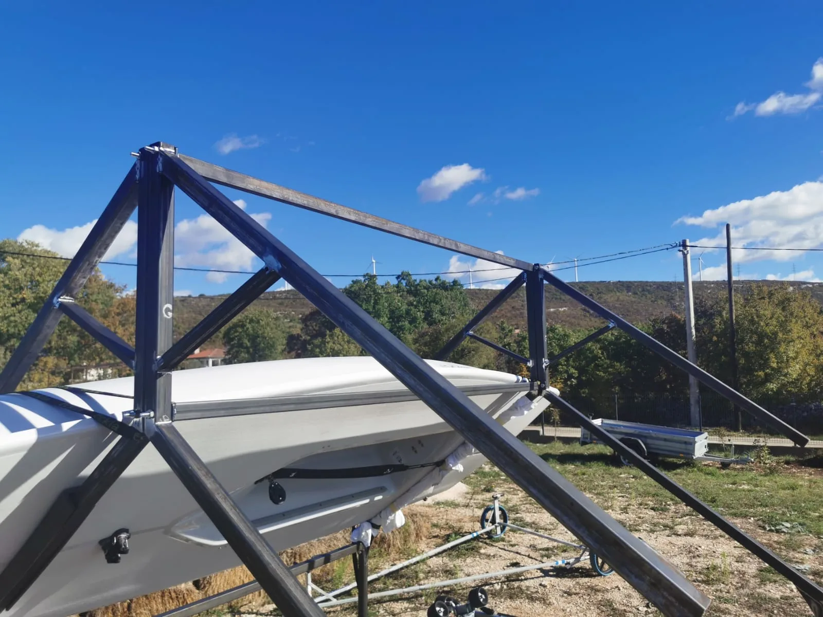 Sistema de Rack Metálico para Transporte de Veleros ILCA / Laser - 4
